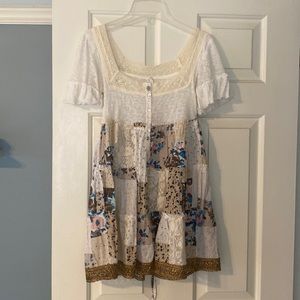 Free People Baby Doll Shirt